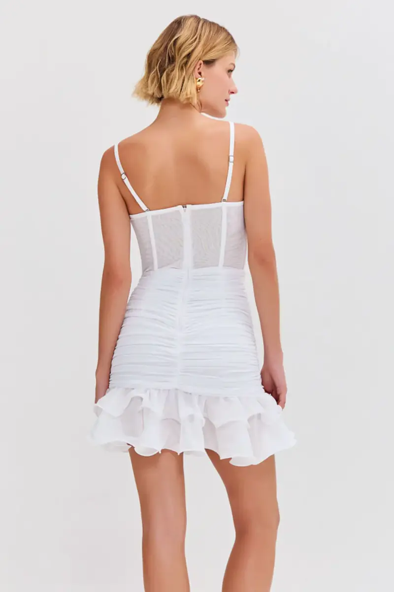 PatBo SILK PLISSE STRAPLESS MINI DRESS | Thumbnail 8 PatBo SILK PLISSE STRAPLESS MINI DRESS | Thumbnail 8