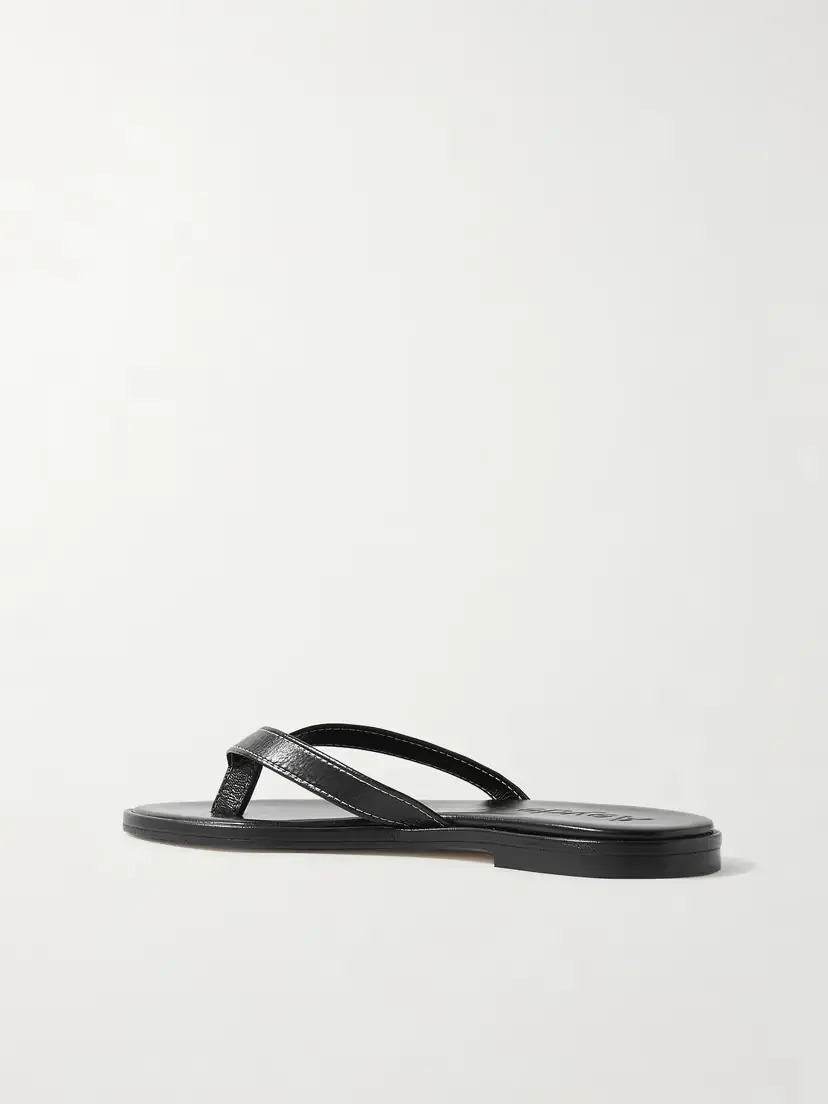 aeyde Melody Leather Flip Flops | Thumbnail 3