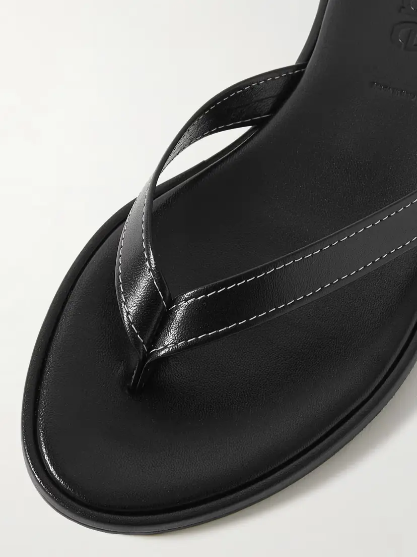 aeyde Melody Leather Flip Flops | Thumbnail 4