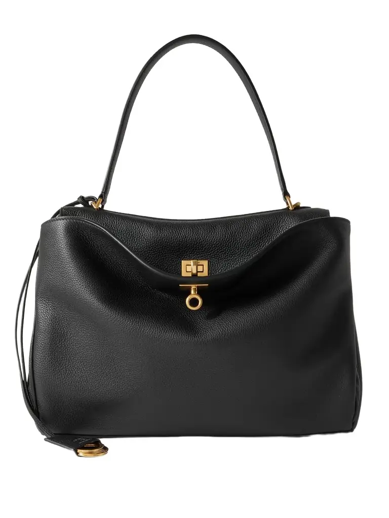 Rodeo Medium Textured-leather Shoulder Bag