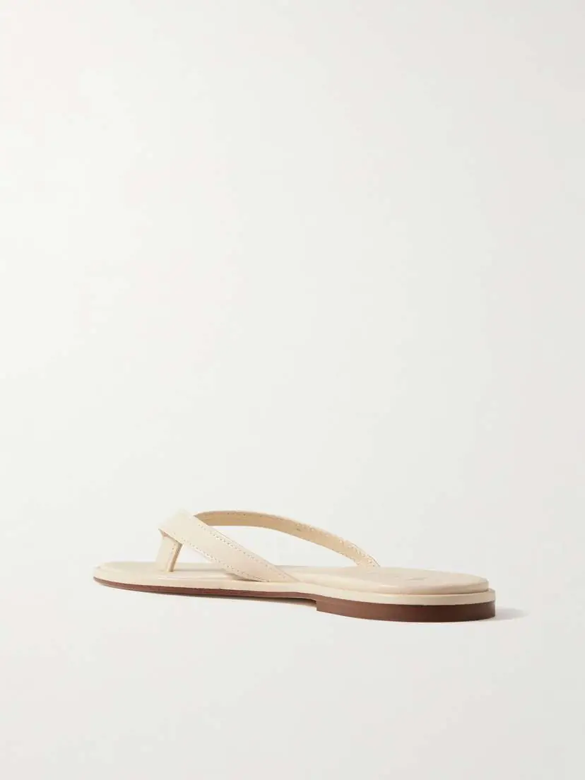 aeyde Melody Leather Flip Flops | Thumbnail 3