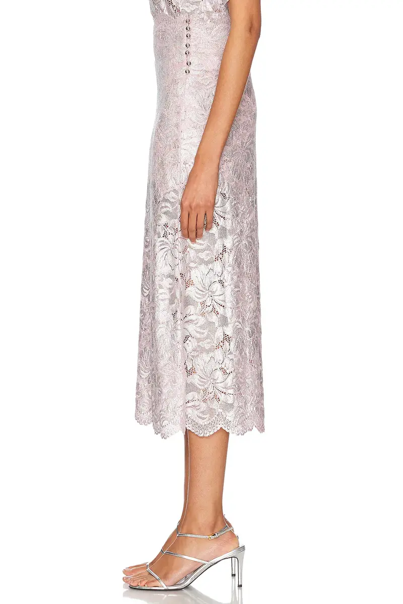 Rabanne Lace Midi Skirt | Thumbnail 3 Rabanne Lace Midi Skirt | Thumbnail 3