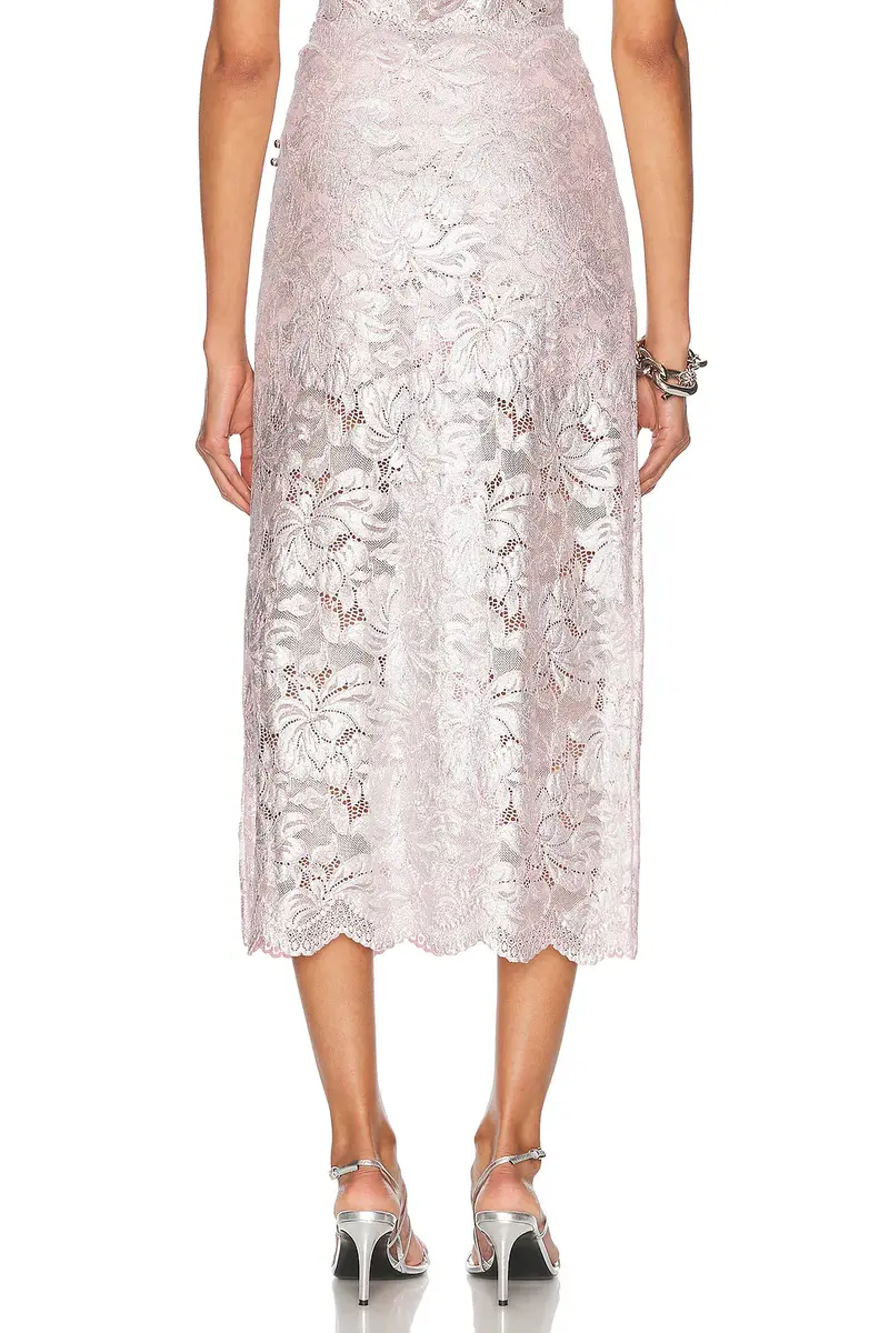Rabanne Lace Midi Skirt | Thumbnail 4 Rabanne Lace Midi Skirt | Thumbnail 4