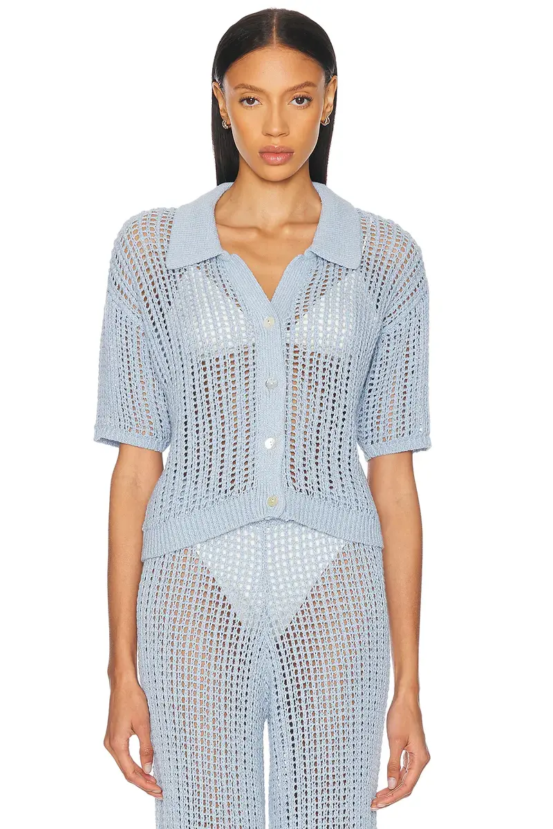 La Porte Ophelia Windowpane Knit Top | Thumbnail 2 La Porte Ophelia Windowpane Knit Top | Thumbnail 2