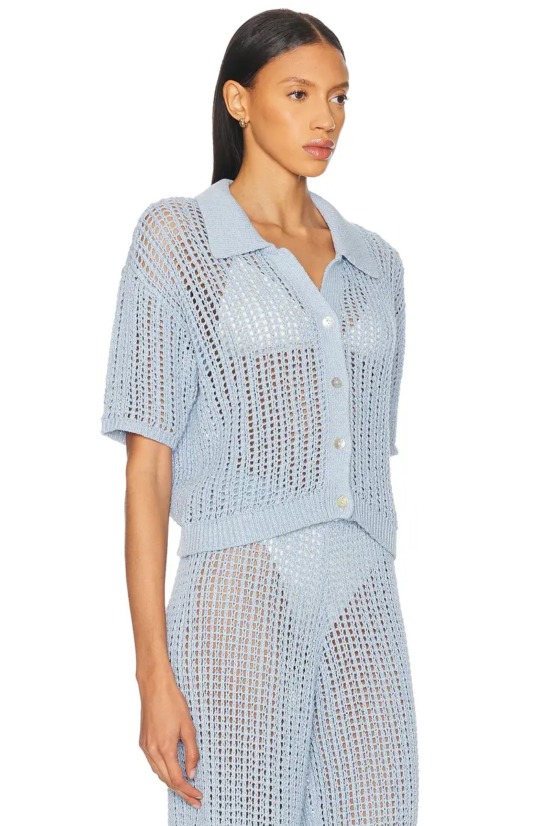 La Porte Ophelia Windowpane Knit Top | Thumbnail 3 La Porte Ophelia Windowpane Knit Top | Thumbnail 3