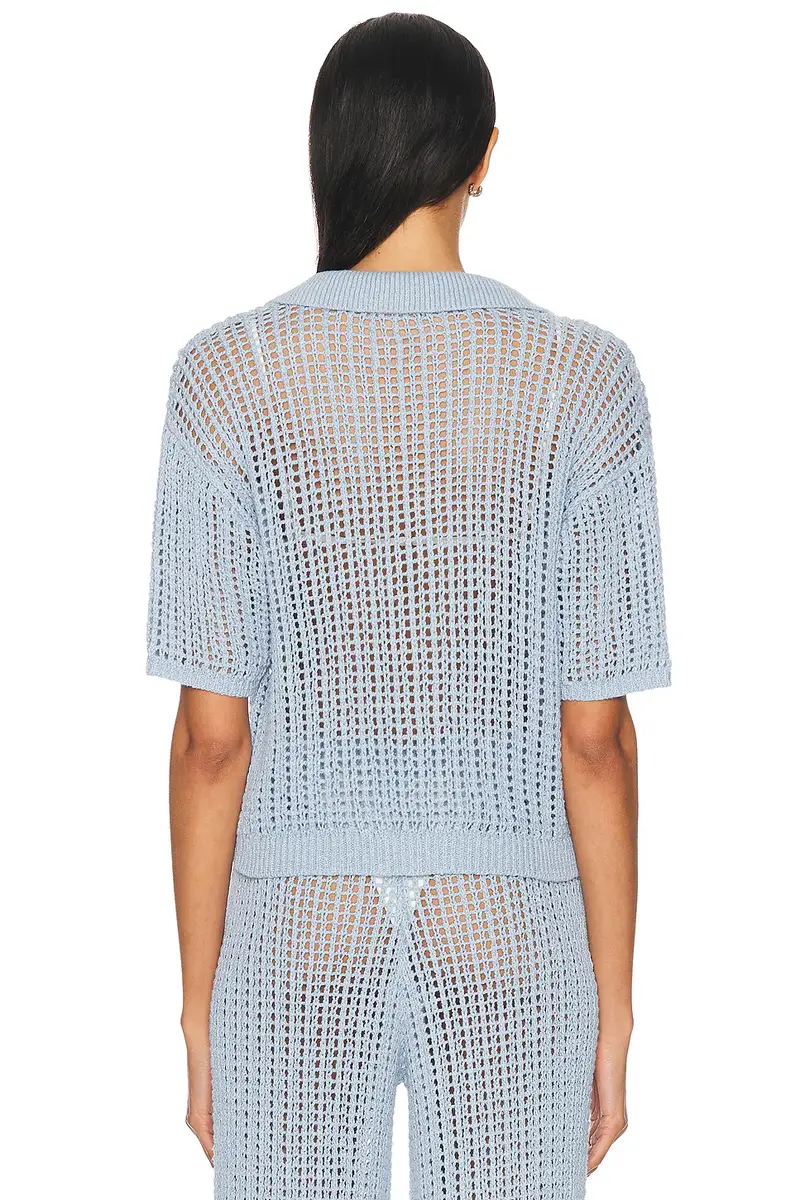 La Porte Ophelia Windowpane Knit Top | Thumbnail 4 La Porte Ophelia Windowpane Knit Top | Thumbnail 4