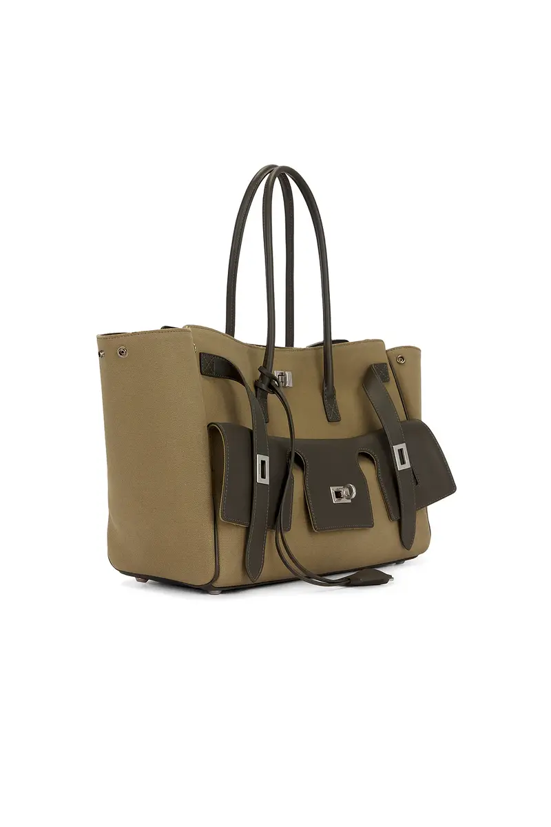 Balenciaga Bel Air Canvas Medium Carry All Bag | Thumbnail 4 Balenciaga Bel Air Canvas Medium Carry All Bag | Thumbnail 4