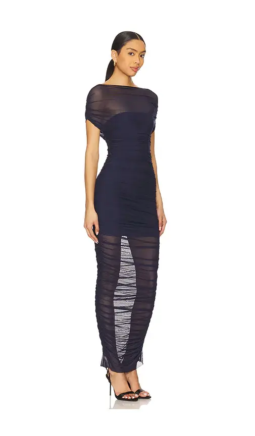 SEROYA Noel Mesh Midi Dress | Thumbnail 2 SEROYA Noel Mesh Midi Dress | Thumbnail 2