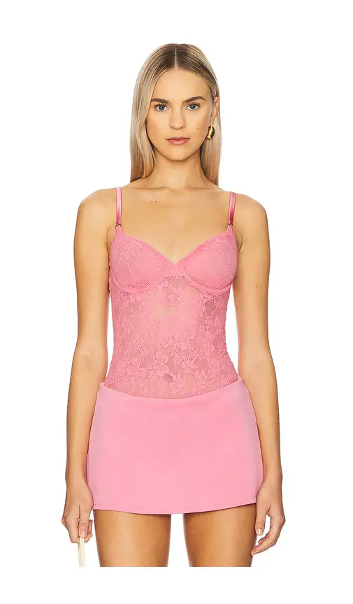fleur du mal Le Stretch Lace Bodysuit | Image 1 fleur du mal Le Stretch Lace Bodysuit | Image 1