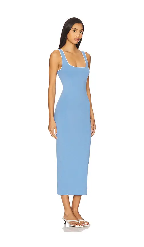 Autumn Cashmere Bodycon Square Neck Dress | Thumbnail 2