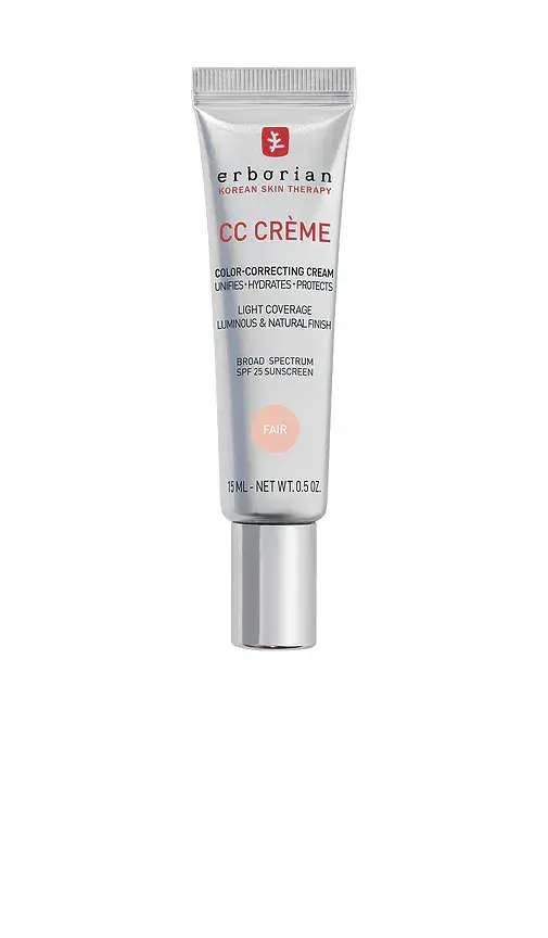 erborian Travel CC Cream Color-Corrector with Korean 2% Centella Asiatica & Hyaluronic Acid