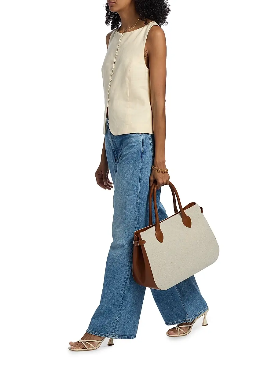 Reformation Women's Addison Linen Vest Top | Thumbnail 2 Reformation Women's Addison Linen Vest Top | Thumbnail 2