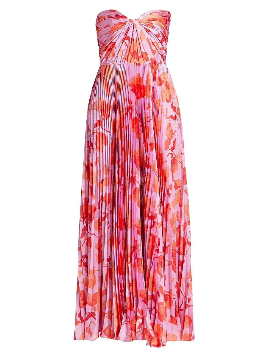 As It May Women's Nora Printed Satin Gown | Image 1 As It May Women's Nora Printed Satin Gown | Image 1