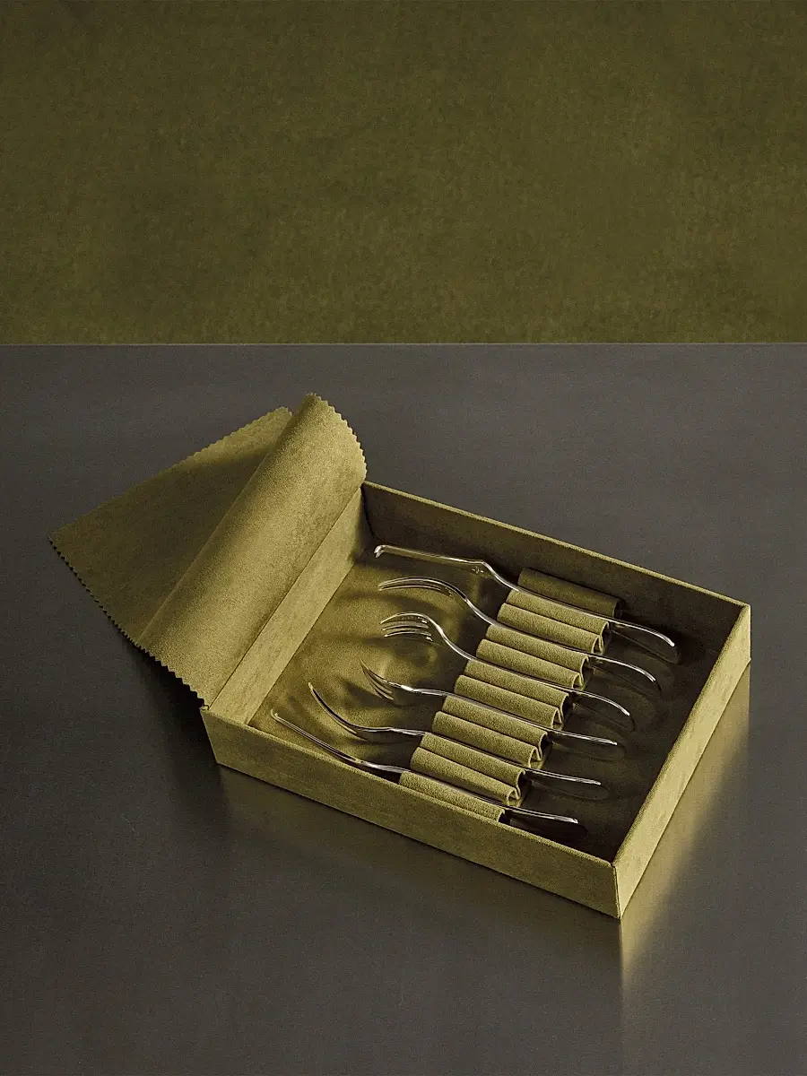 Christofle Albi Silverplated 7-Piece Seafood Set For 2 | Thumbnail 2 Christofle Albi Silverplated 7-Piece Seafood Set For 2 | Thumbnail 2