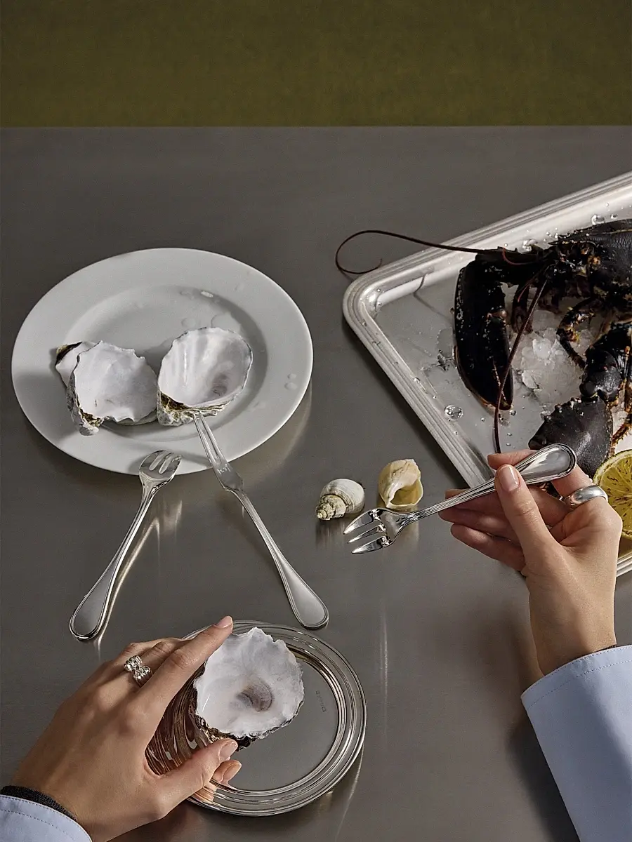 Christofle Albi Silverplated 7-Piece Seafood Set For 2 | Thumbnail 5 Christofle Albi Silverplated 7-Piece Seafood Set For 2 | Thumbnail 5