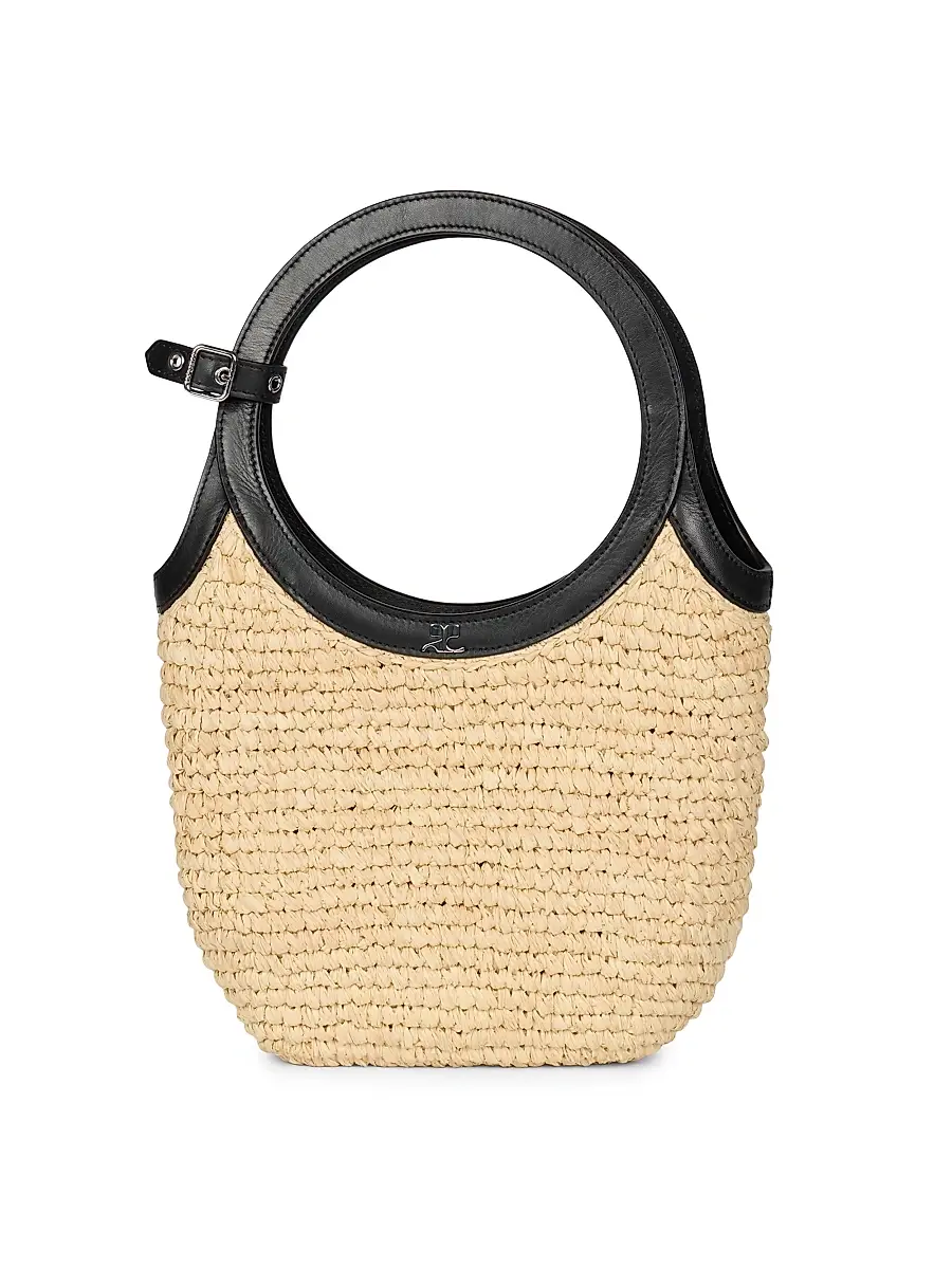 Courreges Women's Holy Rafia Handbag - Natural | Image 1 Courreges Women's Holy Rafia Handbag - Natural | Image 1