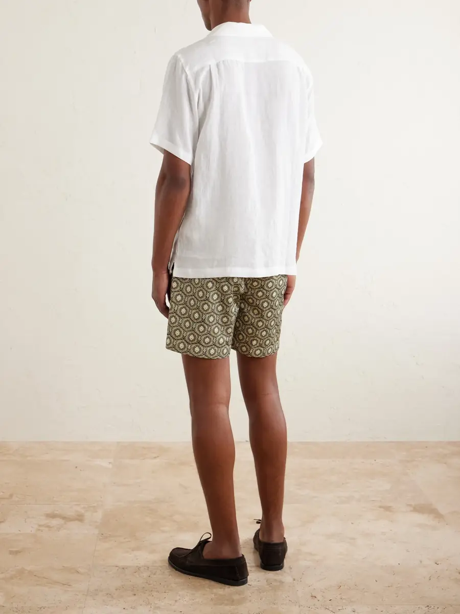 Orlebar Brown Maitan II Camp-Collar Linen Shirt - Men | Thumbnail 3 Orlebar Brown Maitan II Camp-Collar Linen Shirt - Men | Thumbnail 3