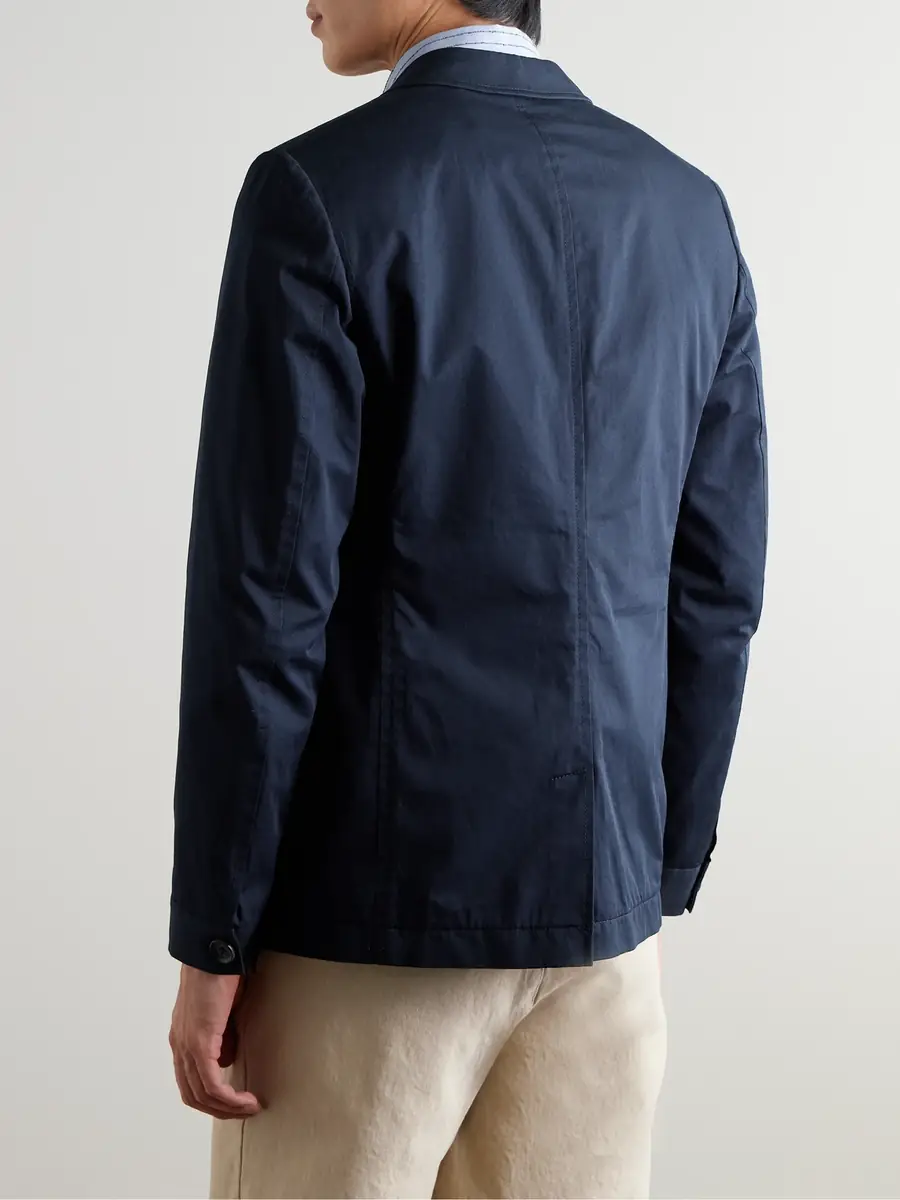 Oliver Spencer Theobald Slim-Fit Unstructured Cotton Suit Jacket - Men | Thumbnail 3 Oliver Spencer Theobald Slim-Fit Unstructured Cotton Suit Jacket - Men | Thumbnail 3