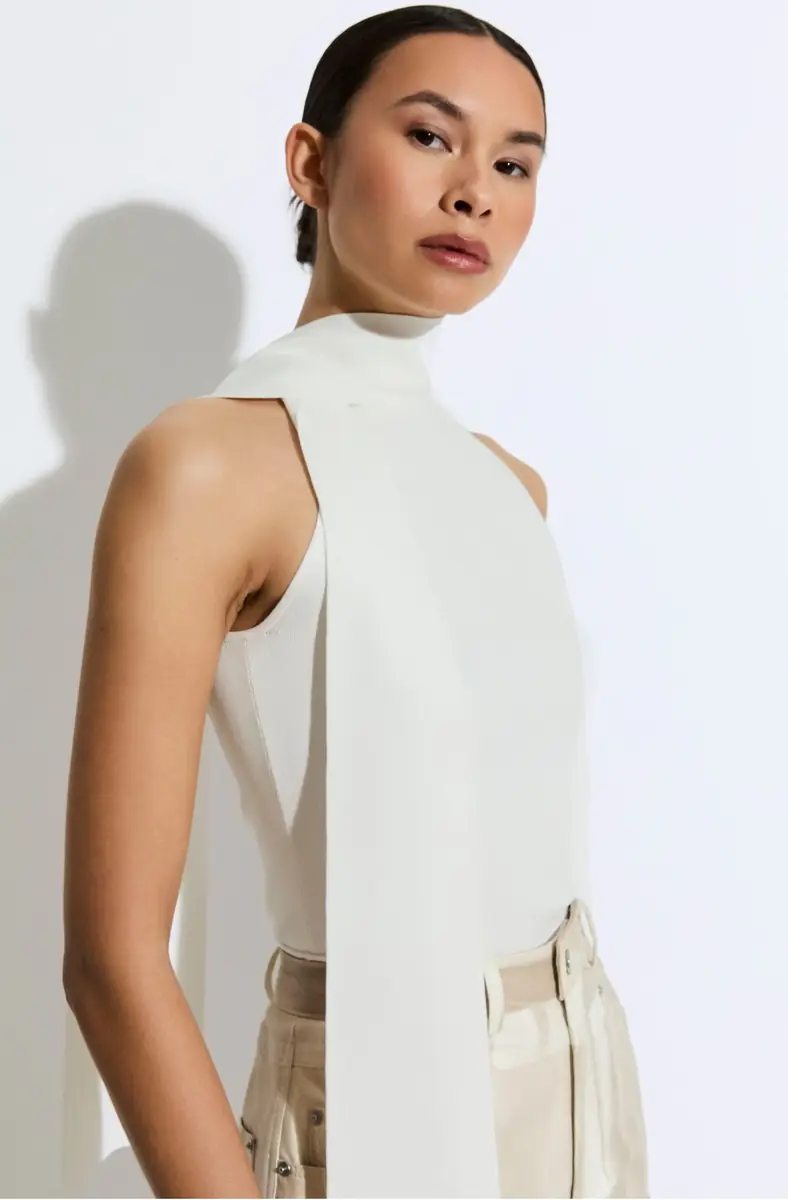 Lapointe Matte Viscose Halterneck Top | Thumbnail 3 Lapointe Matte Viscose Halterneck Top | Thumbnail 3