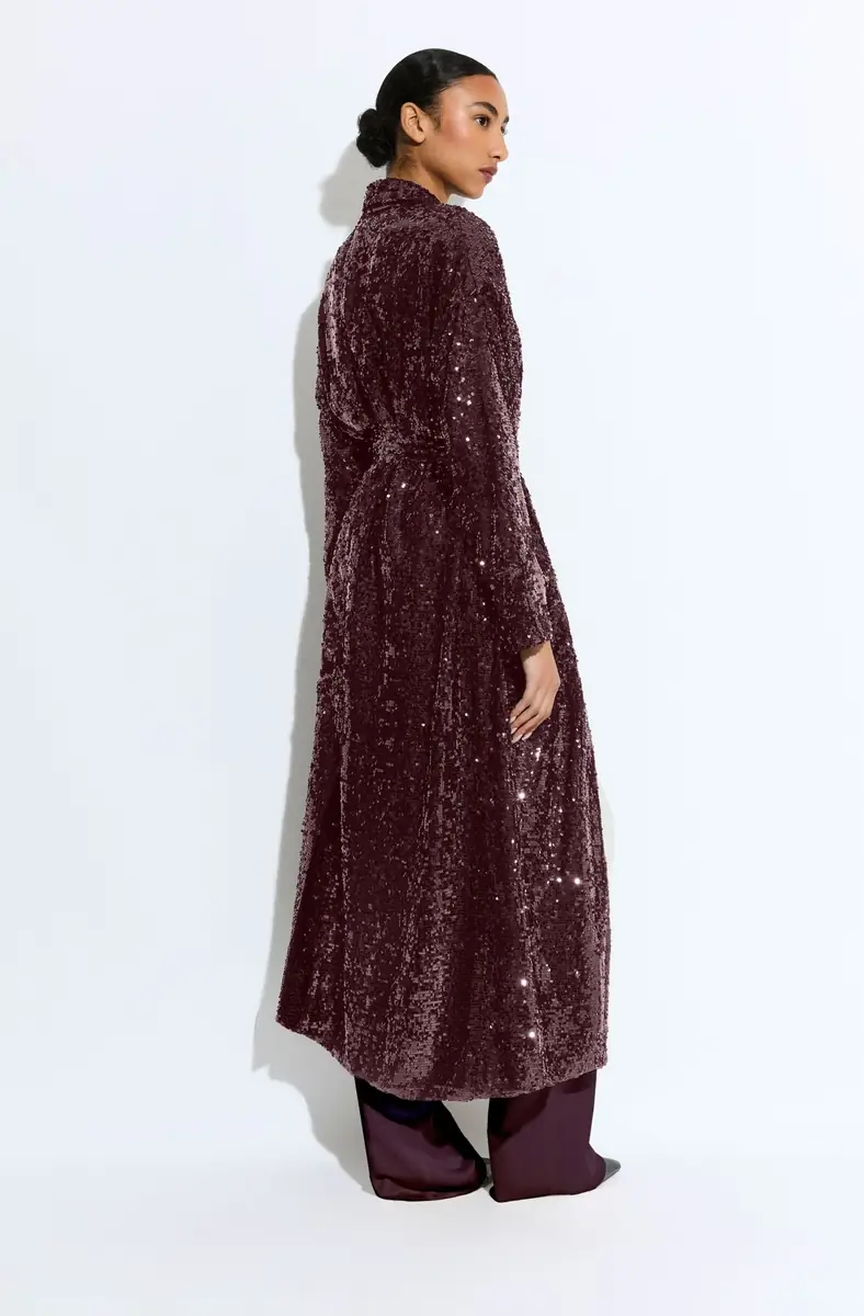 LAPOINTE Sequin Duster Coat | Thumbnail 3