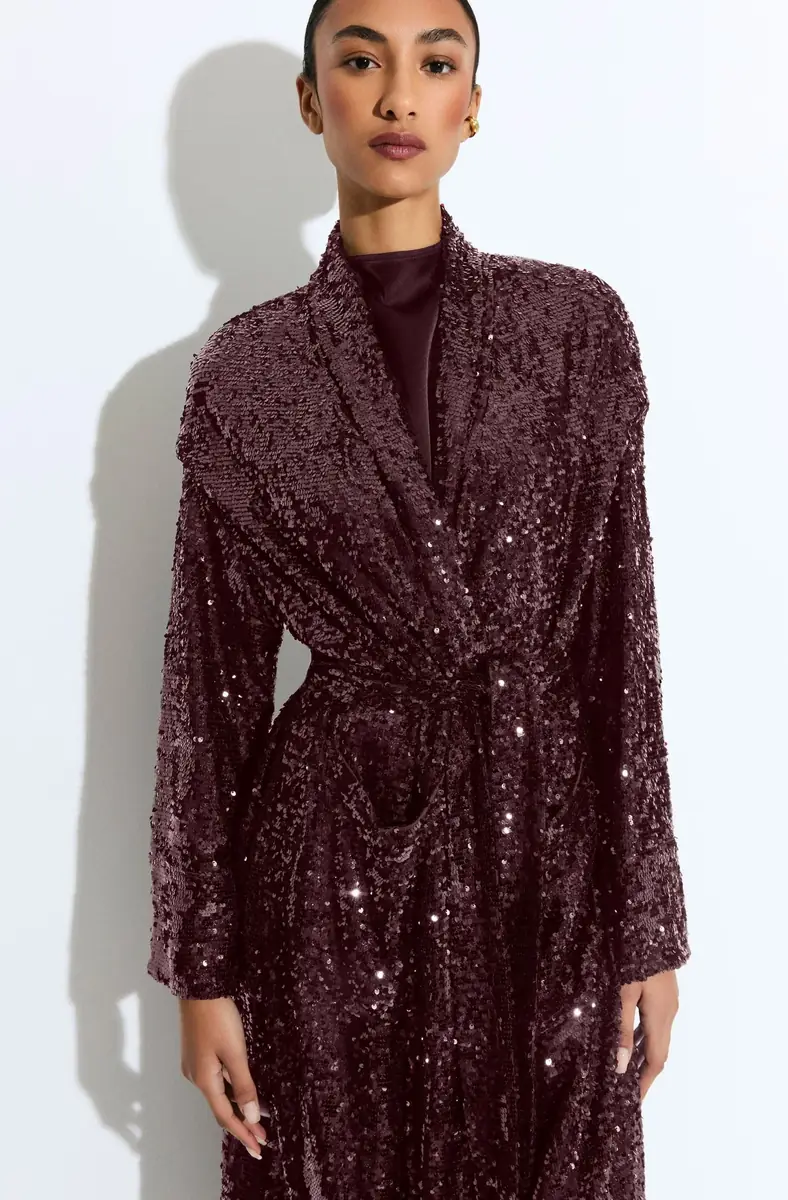LAPOINTE Sequin Duster Coat | Thumbnail 4