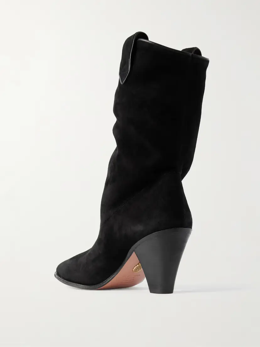 Aquazzura Boogie 70 Suede Ankle Boots | Thumbnail 3