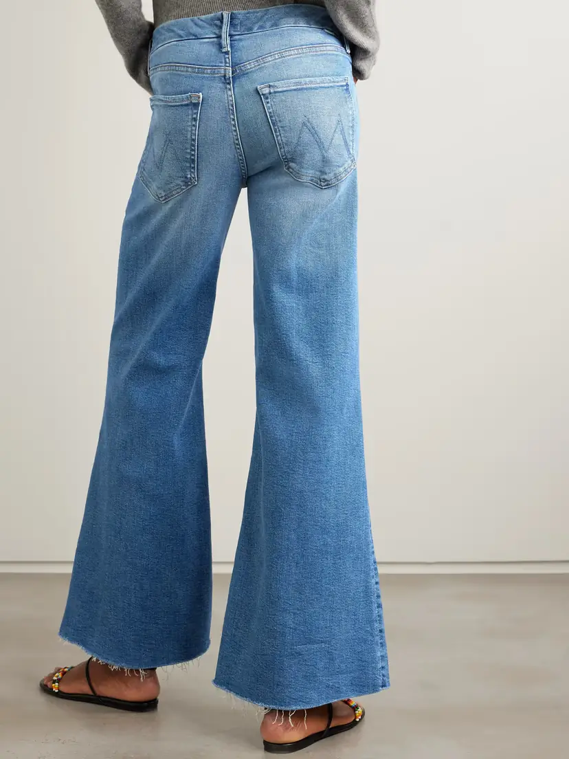 Mother The Roller Mid-rise Wide-leg Jeans | Thumbnail 4 Mother The Roller Mid-rise Wide-leg Jeans | Thumbnail 4