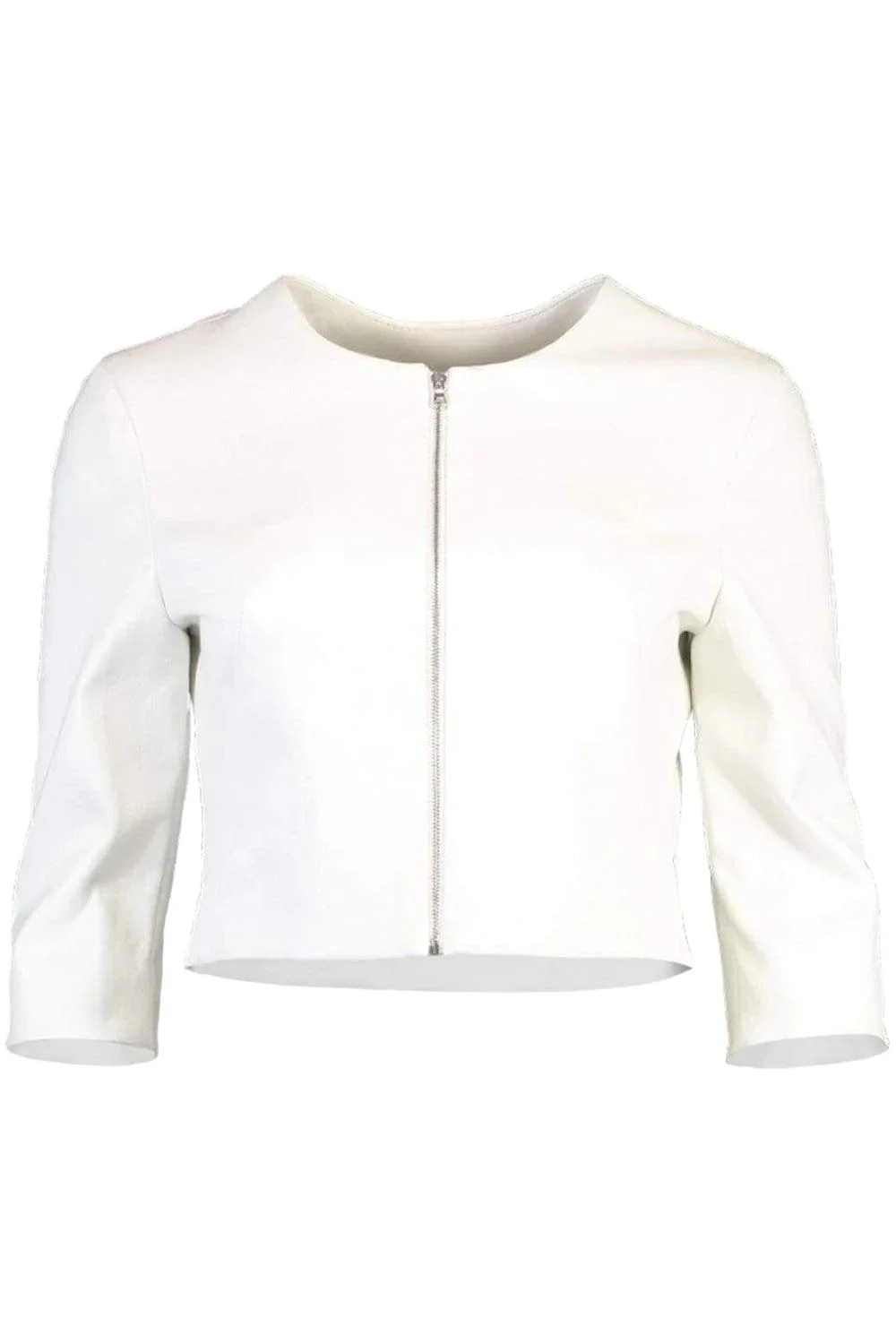 Stretch Leather Cardigan Jacket Stretch Leather Cardigan Jacket