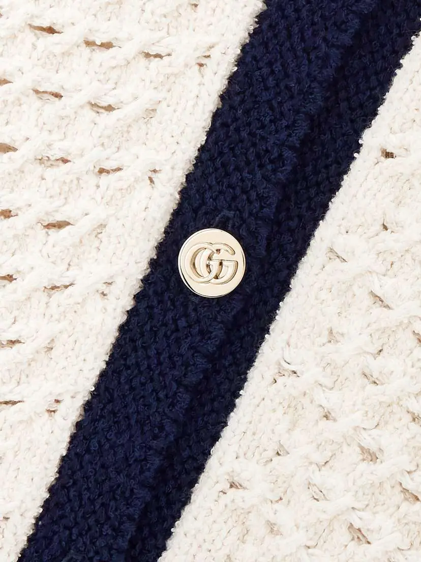 Gucci Crocheted Cotton-blend Cardigan | Thumbnail 4 Gucci Crocheted Cotton-blend Cardigan | Thumbnail 4