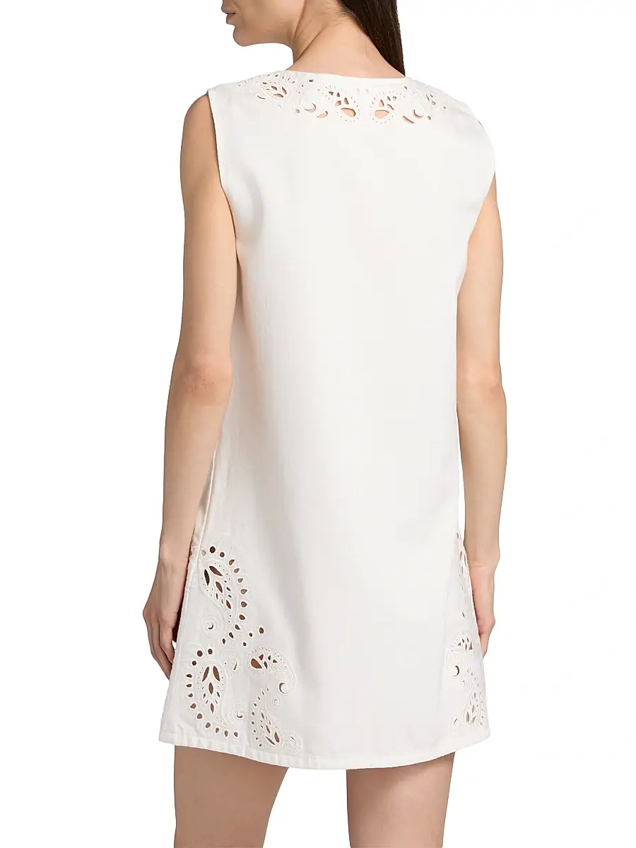 rag & bone Women's Belle Eyelet Minidress | Thumbnail 5 rag & bone Women's Belle Eyelet Minidress | Thumbnail 5