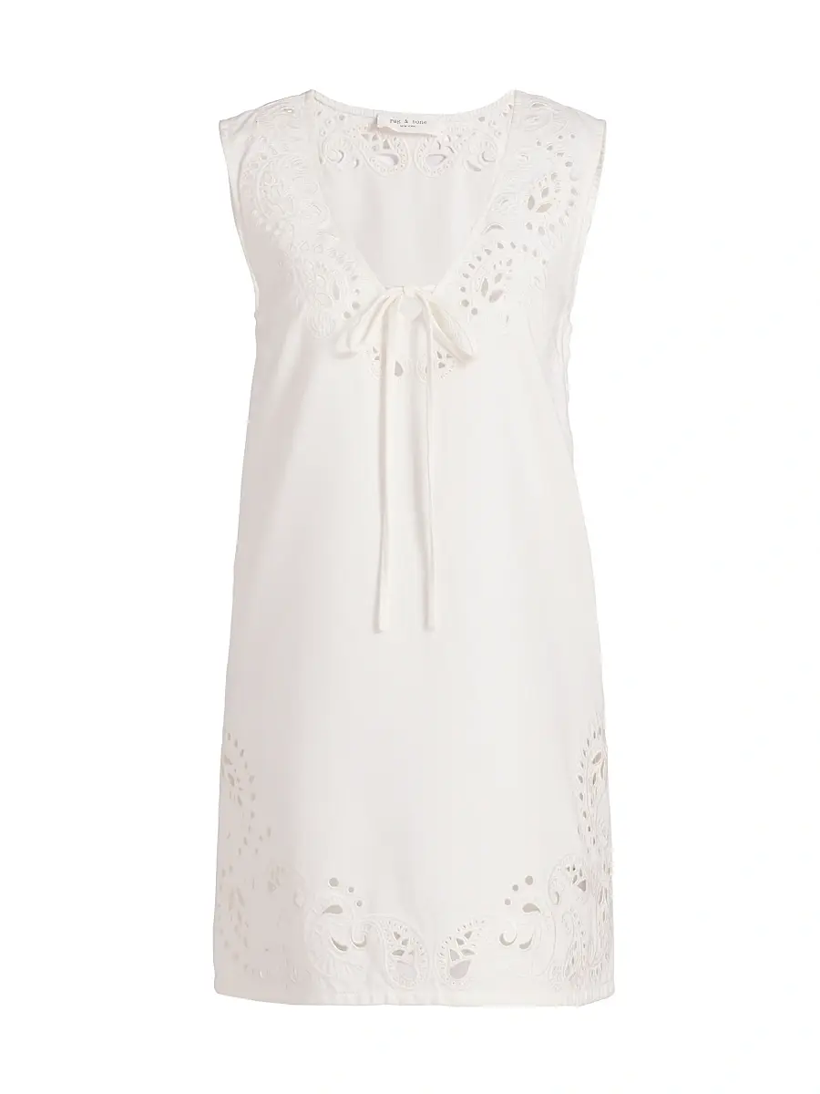 rag & bone Women's Belle Eyelet Minidress