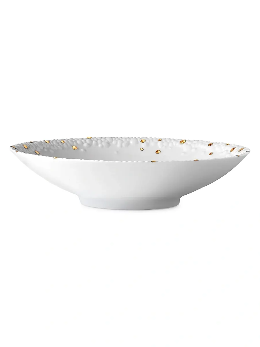 L'Objet Haas Mojave 24K Gold & Porcelain Soup Bowl | Thumbnail 2 L'Objet Haas Mojave 24K Gold & Porcelain Soup Bowl | Thumbnail 2