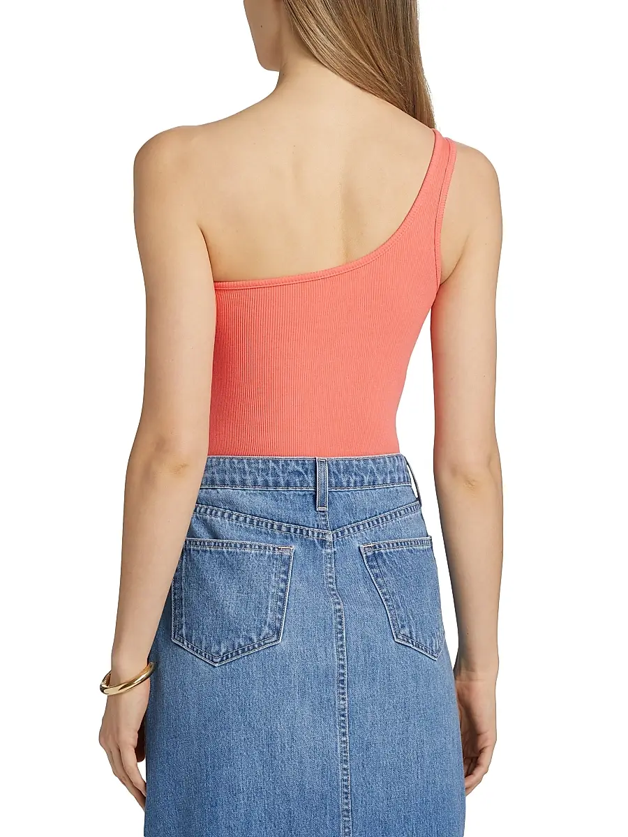 L'Agence Women's Cassidy One-Shoulder Bodysuit | Thumbnail 5 L'Agence Women's Cassidy One-Shoulder Bodysuit | Thumbnail 5