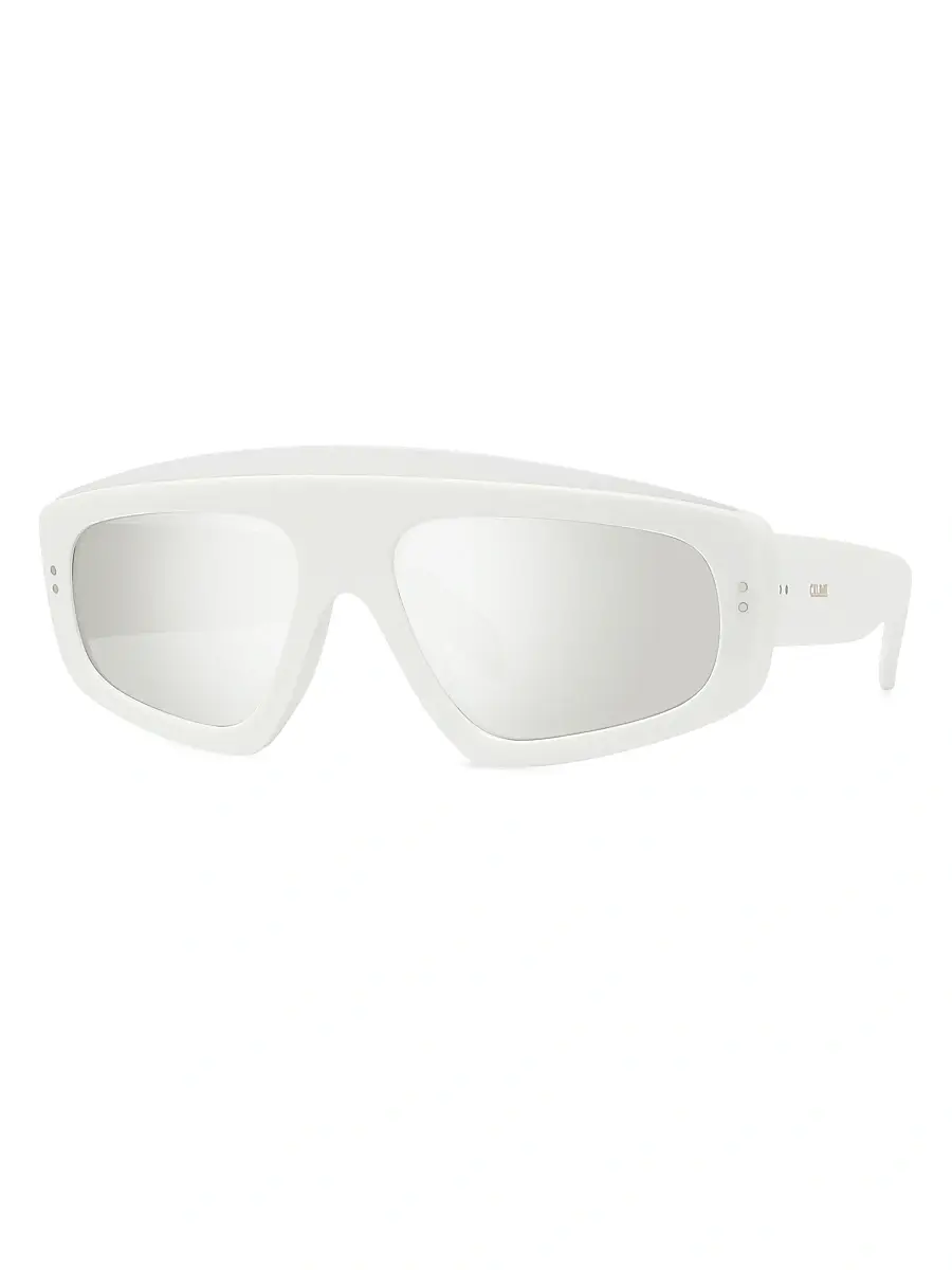 CELINE Men's Curved Smoke 61MM Sunglasses | Thumbnail 2 CELINE Men's Curved Smoke 61MM Sunglasses | Thumbnail 2