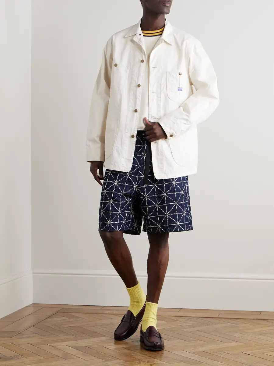 KAPITAL Rough-Face Printed Cotton-Twill Overshirt - Men | Thumbnail 2 KAPITAL Rough-Face Printed Cotton-Twill Overshirt - Men | Thumbnail 2