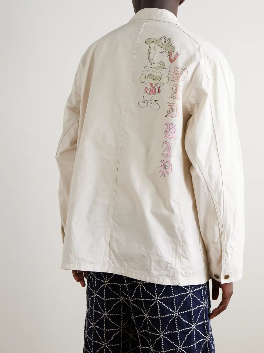 KAPITAL Rough-Face Printed Cotton-Twill Overshirt - Men | Thumbnail 3 KAPITAL Rough-Face Printed Cotton-Twill Overshirt - Men | Thumbnail 3
