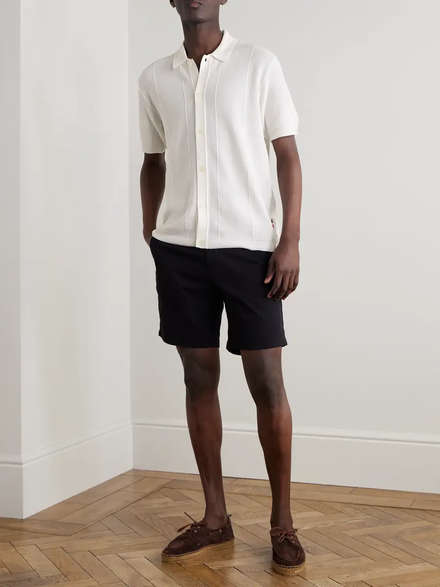 Orlebar Brown Tiernan Ribbed Cotton Shirt - Men | Thumbnail 2 Orlebar Brown Tiernan Ribbed Cotton Shirt - Men | Thumbnail 2