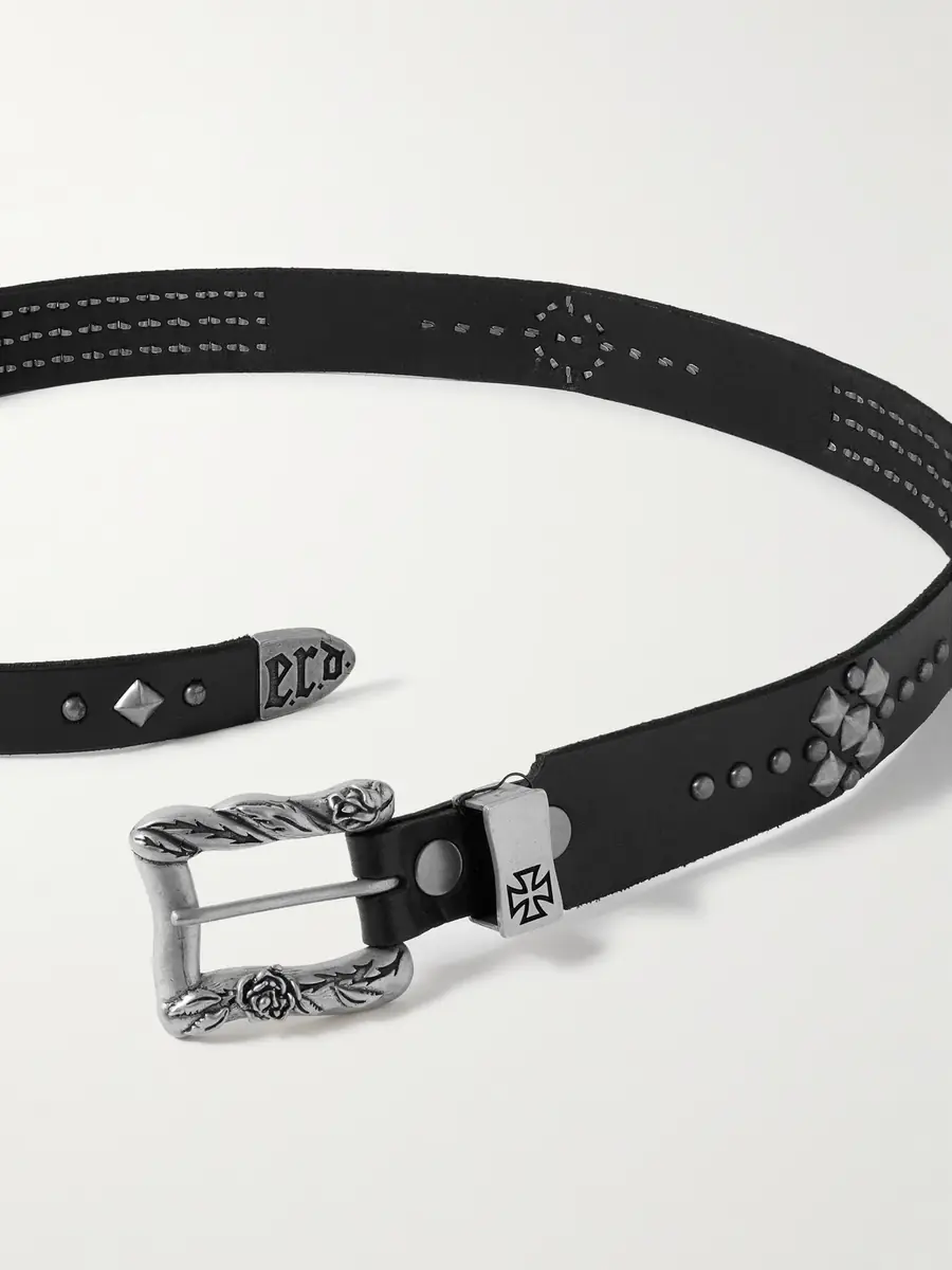 Enfants Riches Déprimés Texas Serenade 3.5cm Embellished Leather Belt - Men | Thumbnail 2 Enfants Riches Déprimés Texas Serenade 3.5cm Embellished Leather Belt - Men | Thumbnail 2