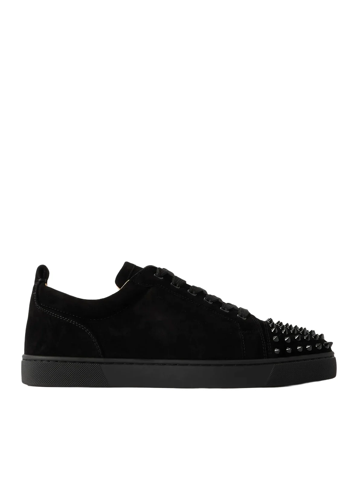 Christian Louboutin Louis Junior Spikes Cap-Toe Suede Sneakers - Men