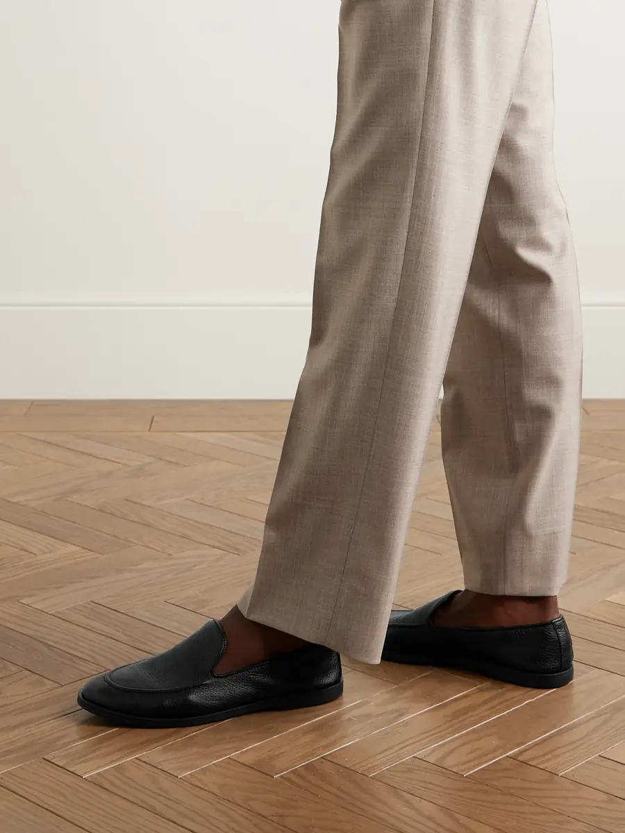 George Cleverley Cornwall Full-Grain Deerskin Loafers - Men | Thumbnail 2