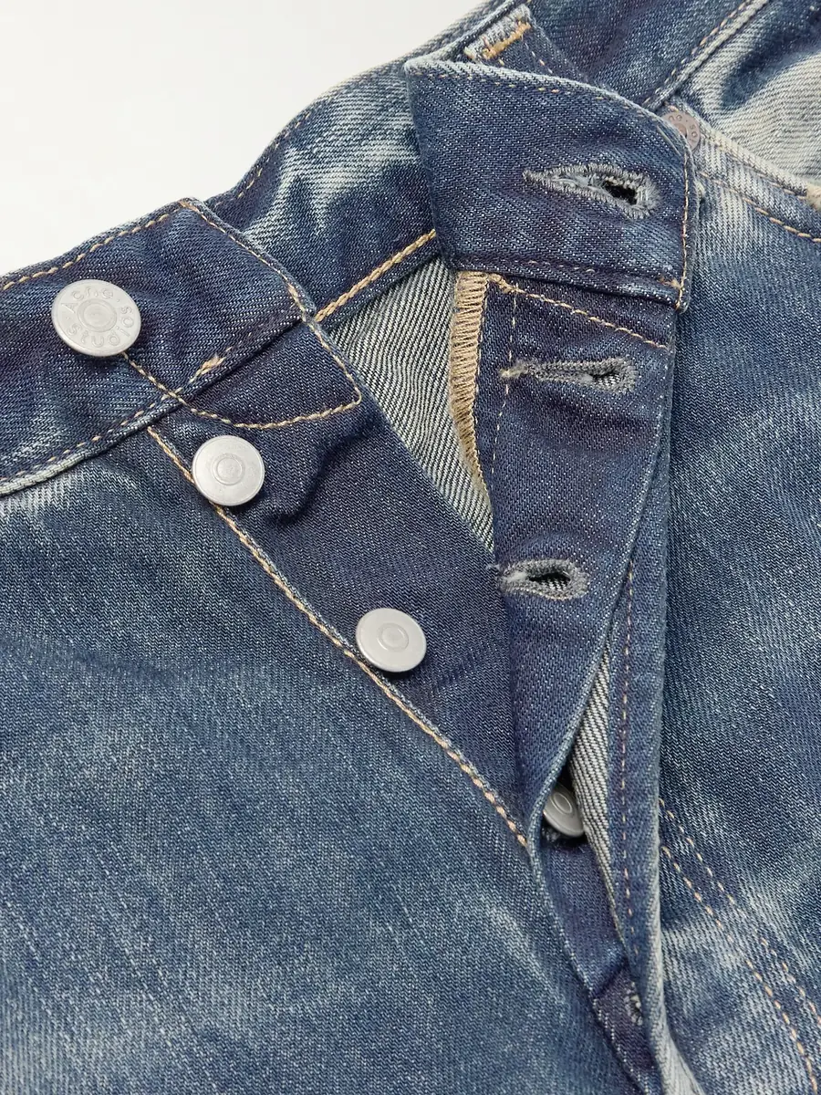 Acne Studios Wide-Leg Distressed Jeans - Men | Thumbnail 6 Acne Studios Wide-Leg Distressed Jeans - Men | Thumbnail 6