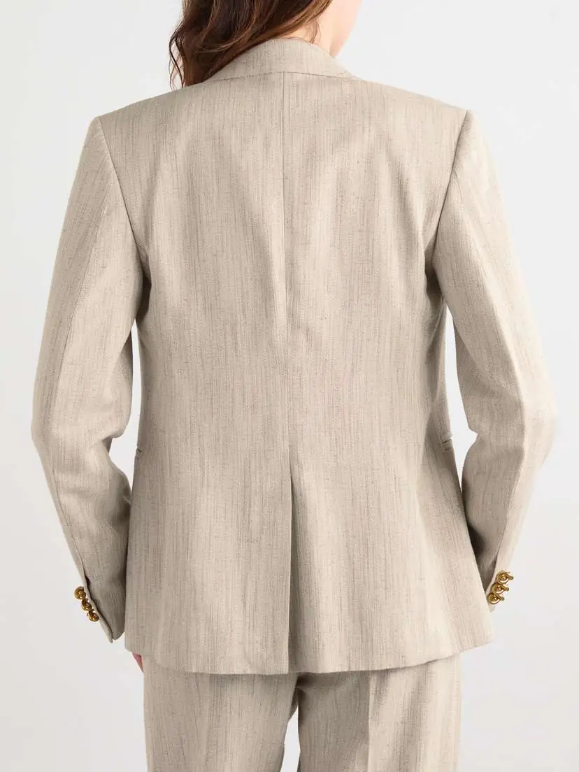 Bottega Veneta Embellished Canvas Jacket | Thumbnail 4 Bottega Veneta Embellished Canvas Jacket | Thumbnail 4