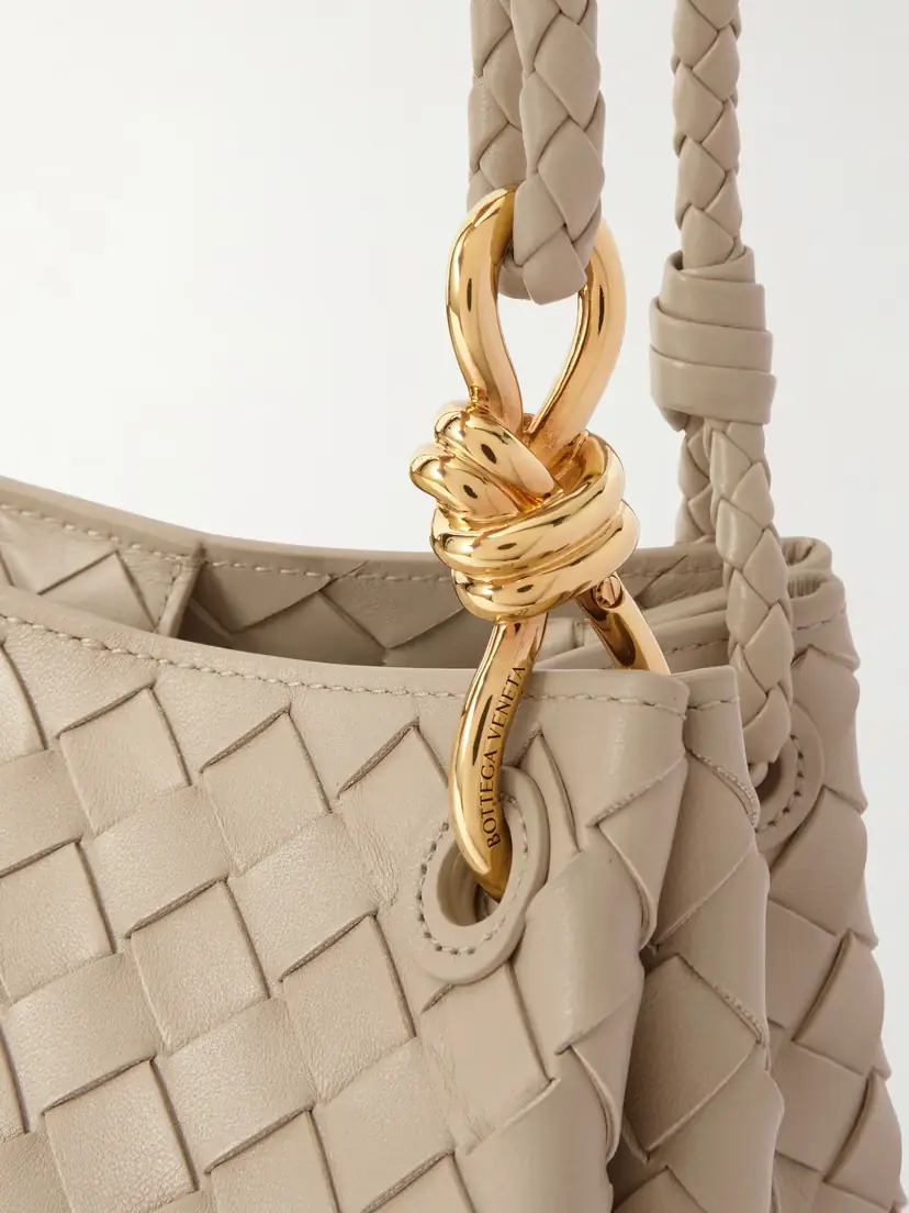 Bottega Veneta Parachute Medium Intrecciato Leather Shoulder Bag | Thumbnail 4 Bottega Veneta Parachute Medium Intrecciato Leather Shoulder Bag | Thumbnail 4