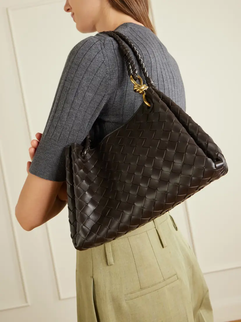 Bottega Veneta Parachute Medium Intrecciato Leather Shoulder Bag | Thumbnail 2