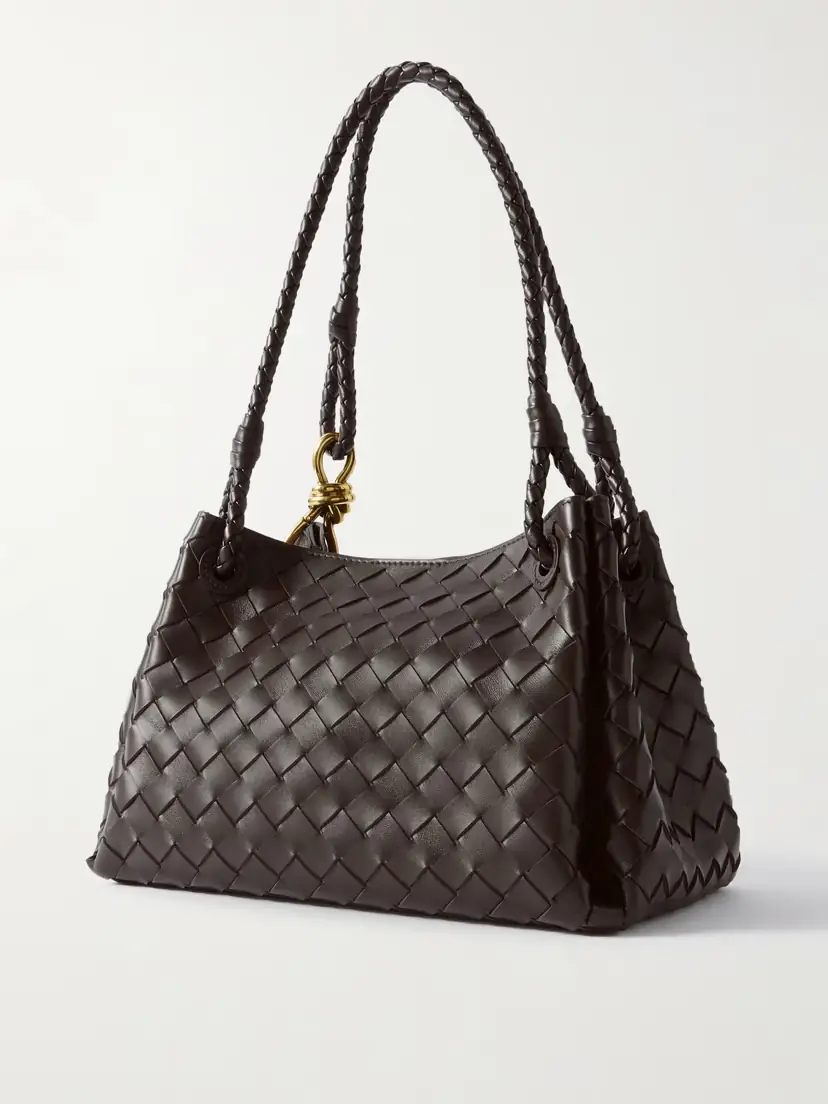 Bottega Veneta Parachute Medium Intrecciato Leather Shoulder Bag | Thumbnail 3