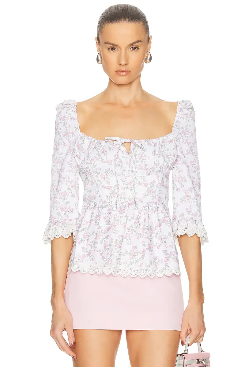 Coperni Open Neck Princess Top