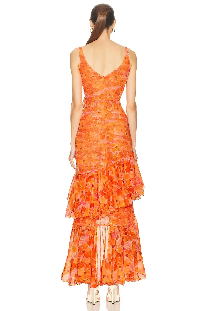 PatBO Myosotis Flutter Gown | Thumbnail 4 PatBO Myosotis Flutter Gown | Thumbnail 4