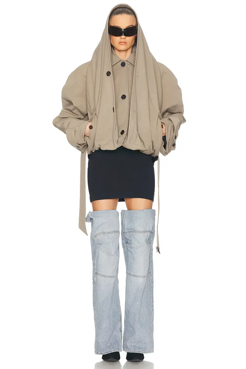 Balenciaga Hooded Trench Coat | Thumbnail 4