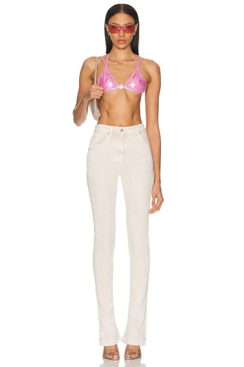 BLUMARINE Laminated Bikini Top | Thumbnail 4 BLUMARINE Laminated Bikini Top | Thumbnail 4