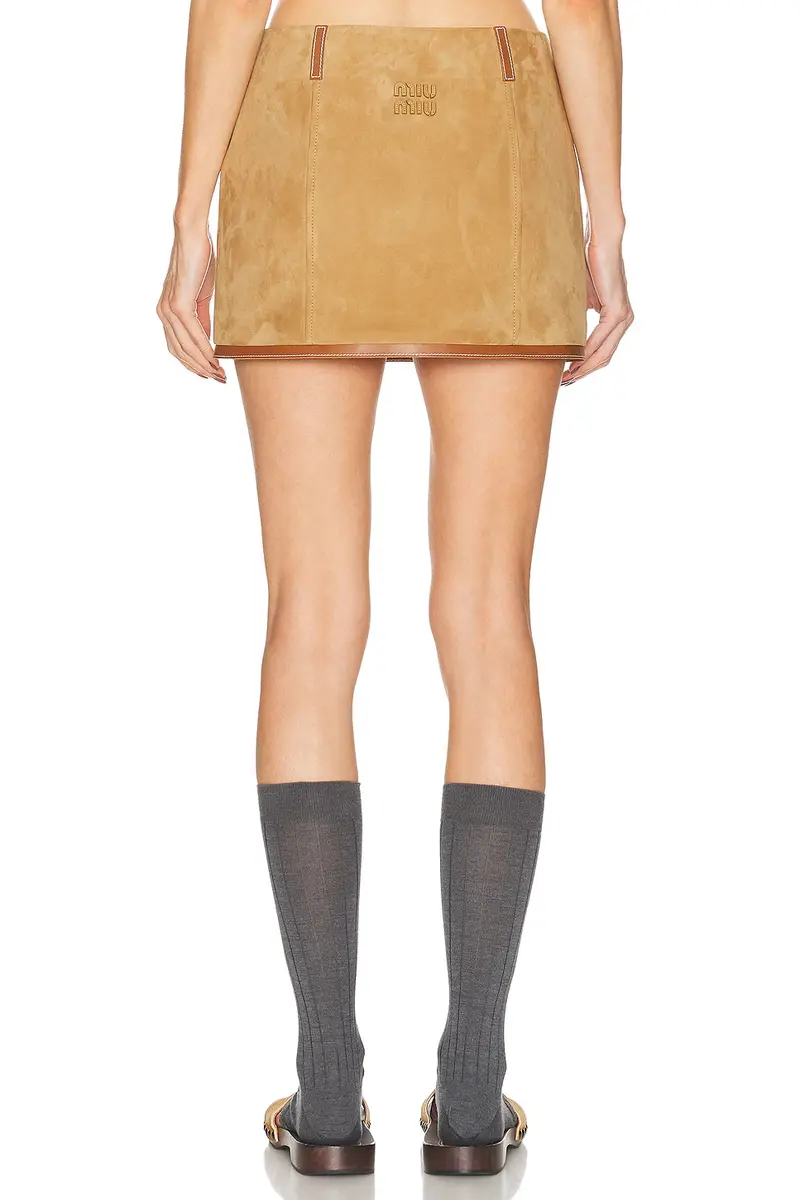 Miu Miu Mini Skirt | Thumbnail 4 Miu Miu Mini Skirt | Thumbnail 4